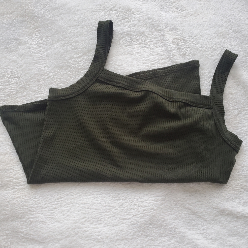 NWOT Reformation Rochelle Ribbed Tank Top S.
